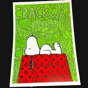 Death NYC RARE - Louis Vuitton - Snoopy Crack is Wac - Original Signed A/P